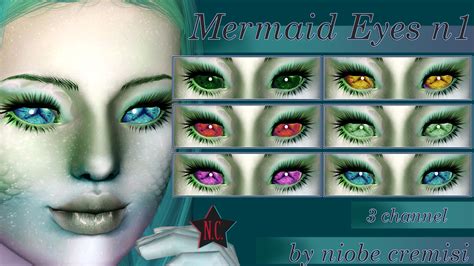 Mermaid Eyes 11 By Niobe Crimisi For The Simsquatchy Doll