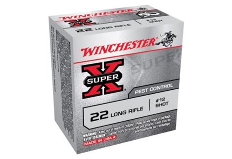 Winchester Super X 22lr 12 Lead Shotshells 50rd 100bxcs