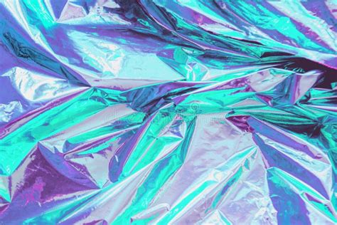 Mint And Purple Colored Holographic Background Stock Image Image Of
