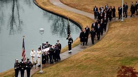 President Bushs Burial Site Opens To The Public Saturday