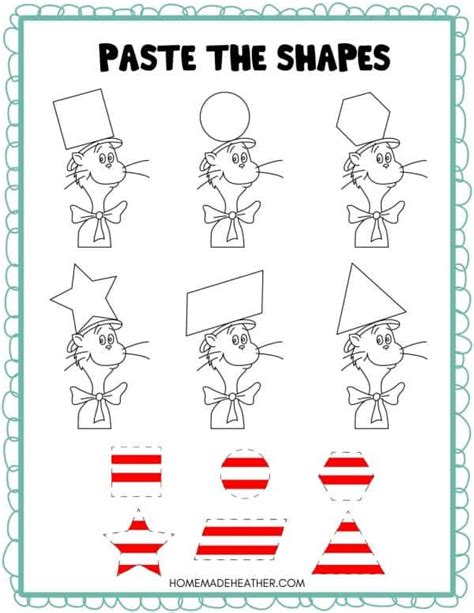 Free Dr Seuss Cat In The Hat Printables Homemade Heather