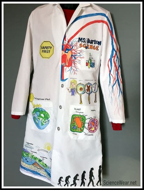 Lab Coat Decorating Ideas