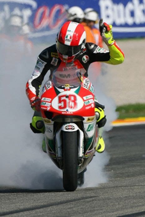 Rip Marco Marco Simoncelli Moto Gp Burnout Motorcycle Racers Racing