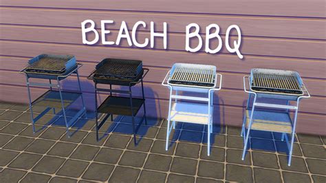 My Sims 4 Blog Ts3 Beach Bbq Conversion By Simpeople
