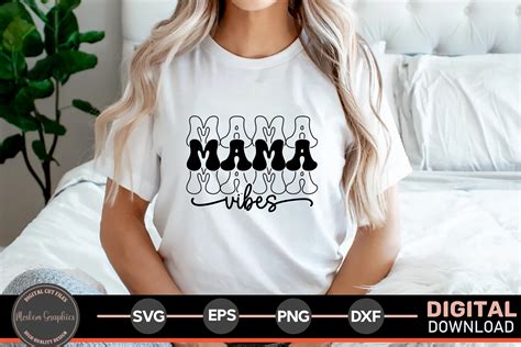 Mama Vibes Mother S Day Svg Graphic By Moslem Graphics · Creative Fabrica
