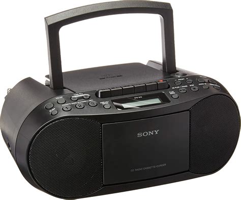 Amazon Com SONY CFDS70 BLK CD MP3 Cassette Boombox Home Audio Radio