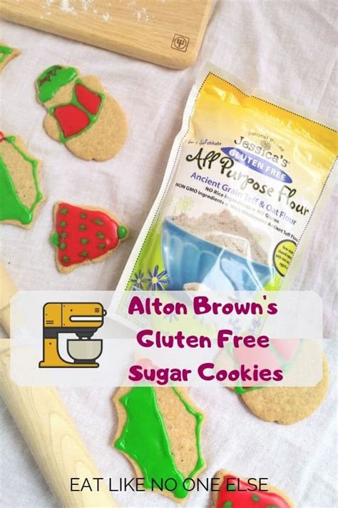 This post includes affiliate links. Alton Brown's Gluten Free Sugar Cookies - Eat Like No One Else