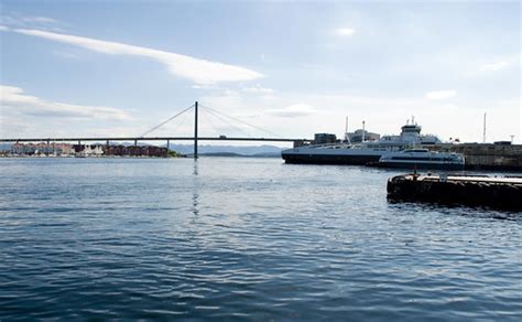 Kvitsøy is an island municipality in rogaland county, norway. Bybruå and Ferry Port | Stavanger City Bridge with the ...
