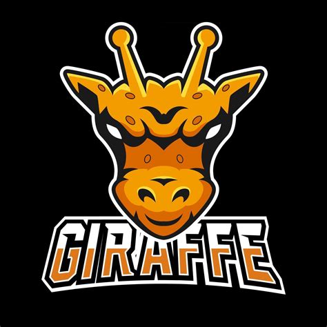 Giraffe Sport Or Esport Gaming Mascot Logo Template For Your Team