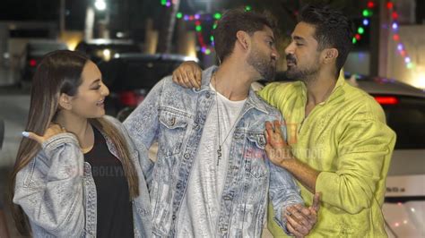 Celebrities Arrives At Doublexl Movie Screening Sonakshi Sinha Candid Moment With Bf Zaheer
