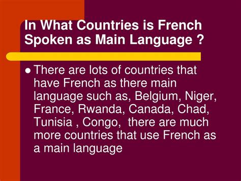 Ppt Francophone Countries Powerpoint Presentation Free Download Id
