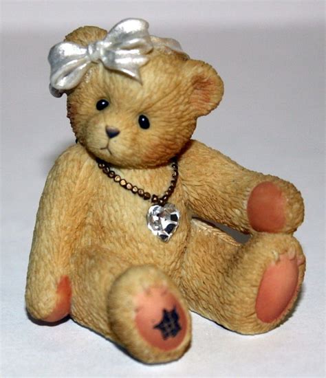 Cherished Teddies Birthstone Bears April 239771 Teddy Bear Teddy