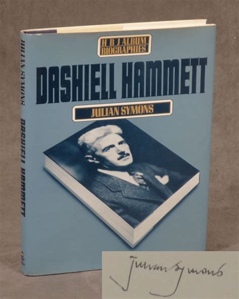 Dashiell Hammett Hbj Album Biographies Julian Symons Matthew