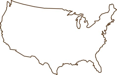 United States Map Line Drawing Us Map Line Drawing At Paintingvalley