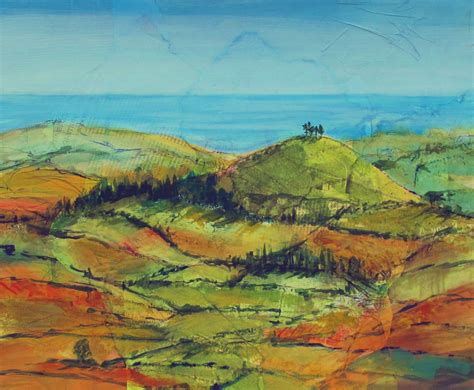 Across The Hills To Colmers Hill Hilary Buckley Dorset Artist
