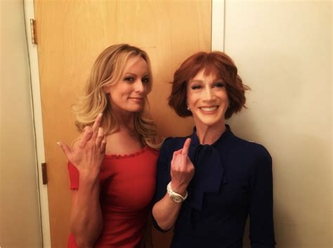 Stormy Daniels And Kathy Griffin Team Up To Flip Off Trump
