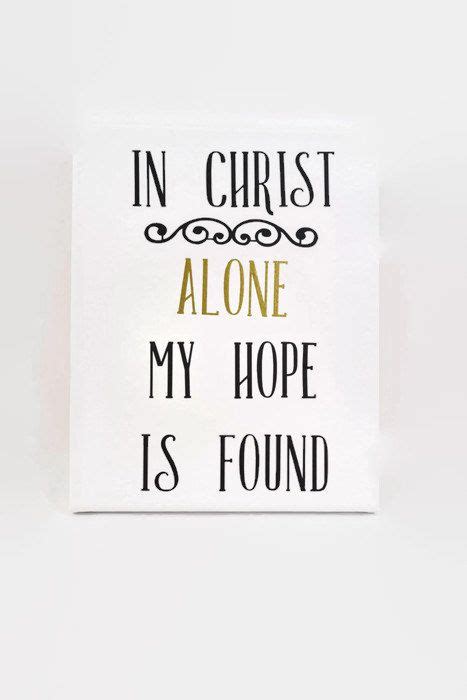 There are literally thousands of southern gospel songs available. In Christ Alone Art ;Christan Lyrics Vinyl Canvas ...
