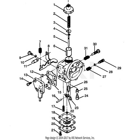 Poulan Xr 200 Gas Trimmer Parts Diagram For Carburetor