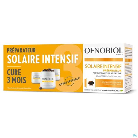 Oenobiol Solaire Intensif Tripack 3 X 30 Capsules Pharmacodel