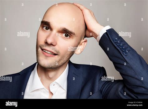 White Caucasian Bald Head Hi Res Stock Photography And Images Alamy