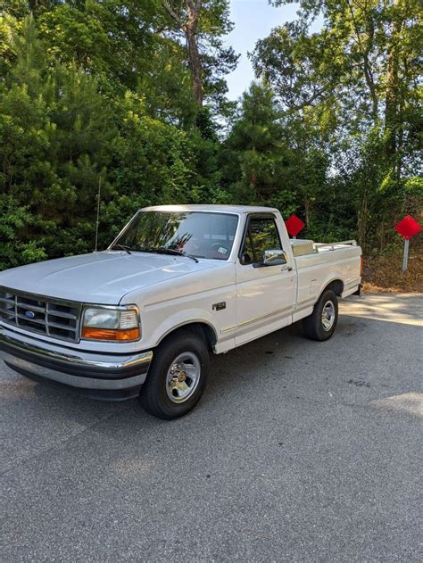 1994 Ford F 150 Pickup White Rwd Automatic For Sale Ford F 150 1994