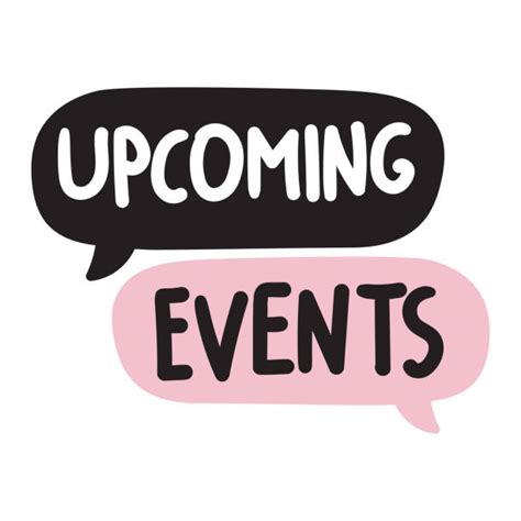 Upcoming Events Illustrations Royalty Free Vector