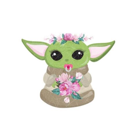 Baby Yoda Roses Etsy
