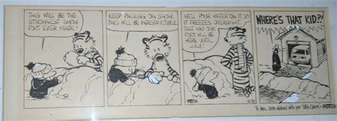 calvin and hobbes bill watterson original art for sale roach prisomany