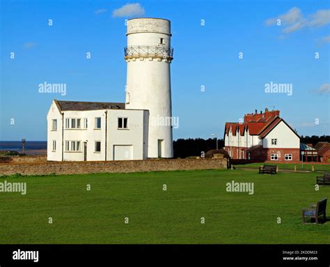 Old Hunstanton Lighthouse Coastguard Cottages Norfolk England Uk