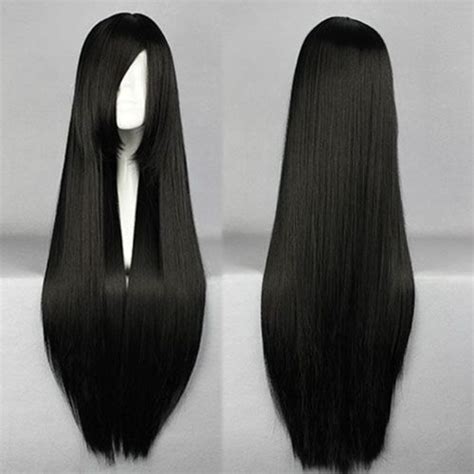 topbill black long straight anime supia yisol cosplay wigs 80cm icosplay blog