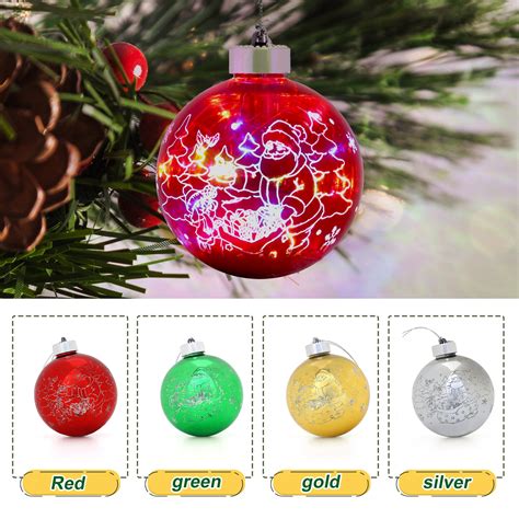Shatterproof Christmas Ball Ornaments Set Decorative For Xmas Tree