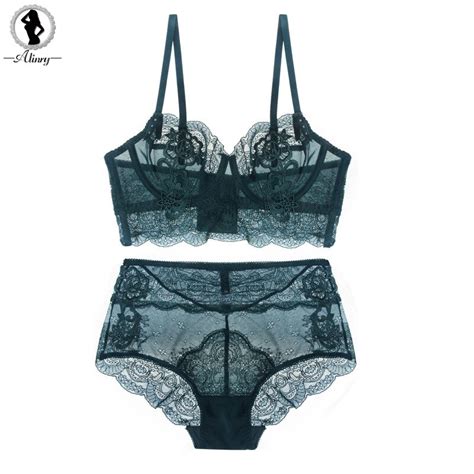 Buy Alinry Sexy Lace Bra Set Women Solid Floral