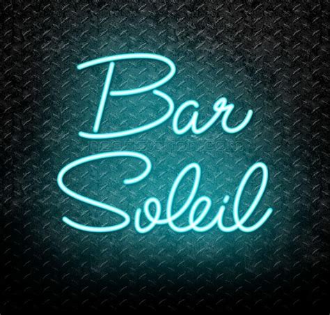 Bar Soleil Neon Sign For Sale Neonstation