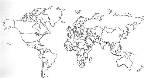 World Map Sketch New Printable Blank World Outline Maps Royalty Free