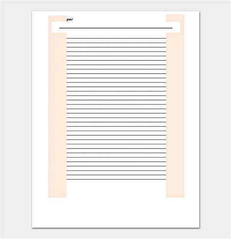 Lined Paper Template 38 Free Lined Papers In Word Pdf