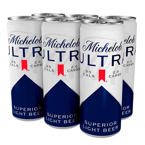 Cerveza Michelob Ultra Superior Light Beer Lata 355 Ml X 6