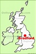 Bradford location on the UK Map