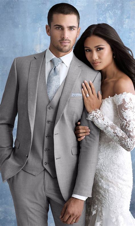 Grey Suit Wedding