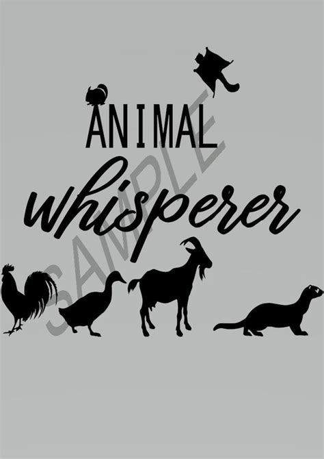 Svg Animal Whisperer Animal Lover Svg Cricut Instant Etsy