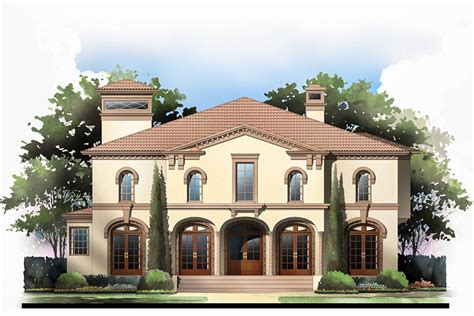 Tuscan Villa With 2 Master Suites 12282jl Architectural Designs