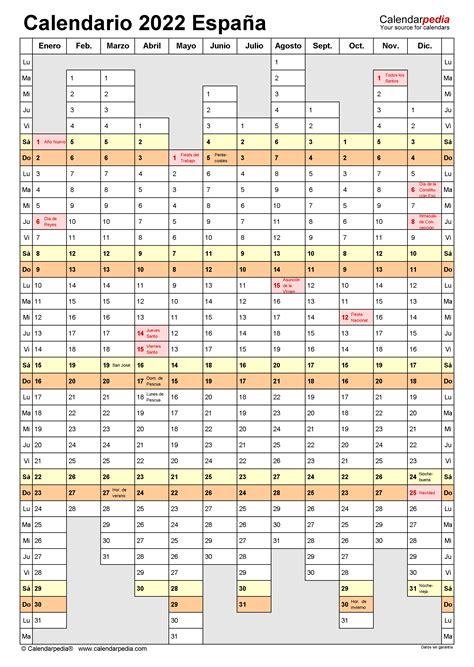 Crear Calendario 2022 Excel Calendario Gratis