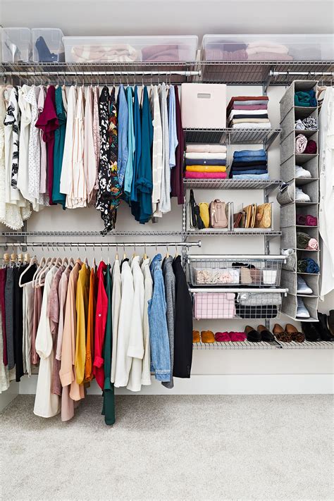 34 Closet Organizing Ideas To Steal Closet Clothes Storage Closet Hacks Organizing