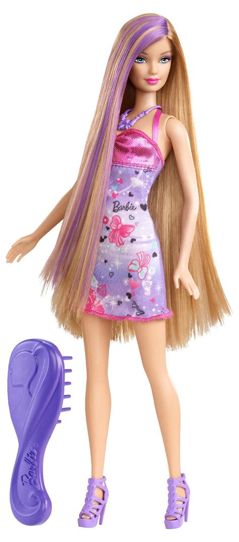 Yum, these are the best noodles ever! Barbie HAIR-TASTIC!® BLONDE & PURPLE LONG HAIR DOLL