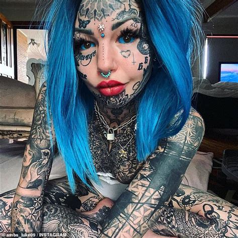 Amber Luke Shares Never Before Seen Picture Before Spending 120k On Body Modifications And