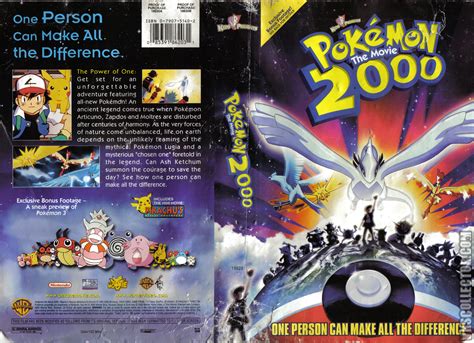 The grown men and women who market pokémon: Pokémon The Movie 2000 | VHSCollector.com