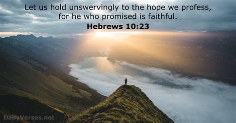 Hebrews 1023 Bible Verse