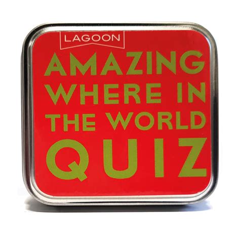 Tabletop Amazing Where In The World Quiz All For Men