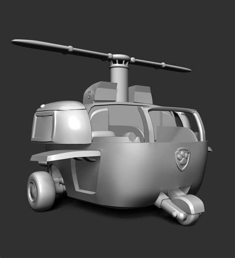 Skye Helicopter Paw Patrol 3d Print Model By Bon Bon Art