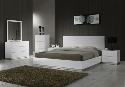 Salerno White Contemporary Bedroom Sets Sobe Furniture