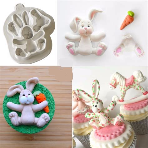 3d Rabbit Easter Bunny Silicone Mould Fondant Cake Molds Walmart Canada